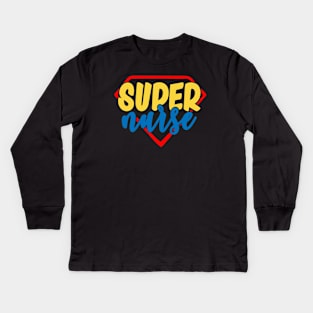 Super Nurse Kids Long Sleeve T-Shirt